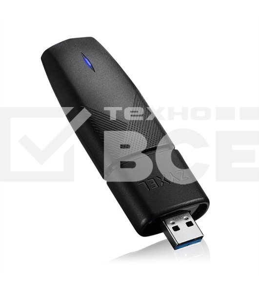 Двухдиапазонный Wi-Fi USB-адаптер Zyxel NWD7605, AX1800, 802.11a/b/g/n/ac/ax (600+1200 Мбит/с), USB3.0