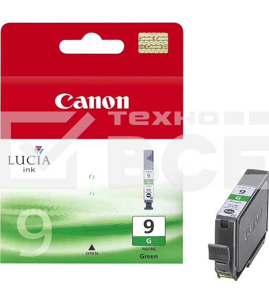 Картридж струйный PGI-9G (1041B001) зеленый (14 мл.) для Canon Pixma 9500 (Mark II)