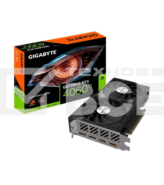 Видеокарта Gigabyte GV-N406TWF2OC-8GD RTX4060TI 8GB PCIE16 128bit/GDDR6/HDMIx2/DPx2/RTL