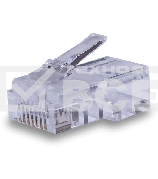 Коннектор Suprlan 10-0209, UTP кат.5E, RJ45, серый (упак.:100шт)