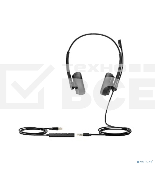 Гарнитура проводная Yealink UH34 SE Dual UC [1308034]