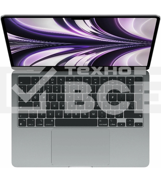 Ноутбук  13-inch MacBook Air: Apple M2 with 8-core CPU, 8-core GPU/16Gb/256GB SSD - Space Gray/EN
