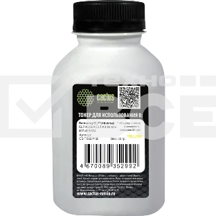 Тонер Cactus CS-TSG3Y-50 желтый флакон 50гр. для принтера Samsung CLP Universal CLP-K300A/CLT-K404/406/407/409/504