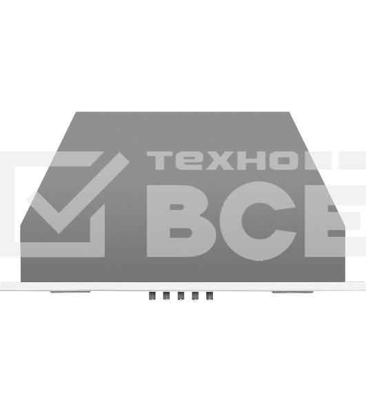 Встраиваемая вытяжка Monsher INNA 40 Blanc, 40 см, производительность 750 м3/ч, 3 скорости, турбо режим, механическое управление, уровень шума 45 дБ, LED освещение, угольный фильтр KF-Y (опция), цвет белый/нержавеющая сталь