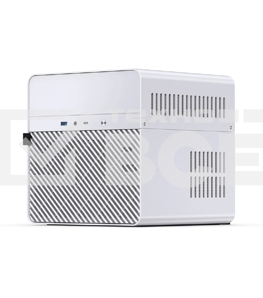 Корпус без блока питания Case JONSBO N2, Mini-Tower, 1x120mm, 1xUSB-A 3.0 + 1xUSB-C 3.2, SFX PSU Support, mITX White