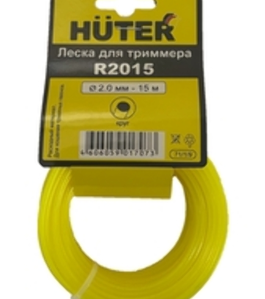Леска для садовых триммеров Huter R2015 d=2мм L=15м для Huter GET-1200SL (71/1/9)