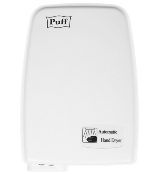 Электросушитель для рук PUFF 120 1.2кВт белый ABS пластик