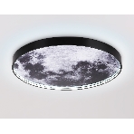 Настенно-потолочный светодиодный светильник Ambrella light FW11113 BK черный 31W LED 3000-6400K D500*38, фото6