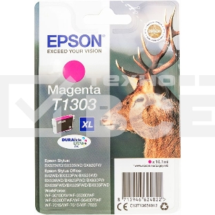 Картридж струйный Epson C13T13034012 пурпурный для Epson SX525WD/SX535WD/B42WD/BX320FW/BX625FWD/BX63