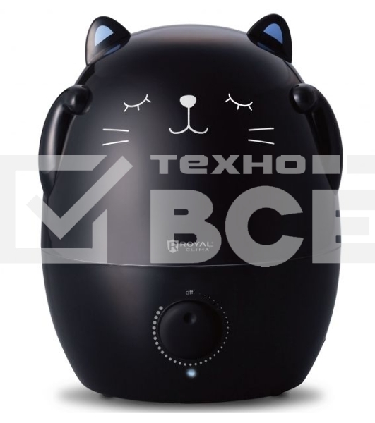 Увлажнитель воздуха Royal Clima RUH-MR200/1.5M-BL 20Вт (ультразвуковой) черный