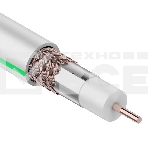 Кабель SAT 703B+Cu/Al/Cu, (75%), 75 Ом, 50м., белый  01-2431-50  Rexant, фото 1
