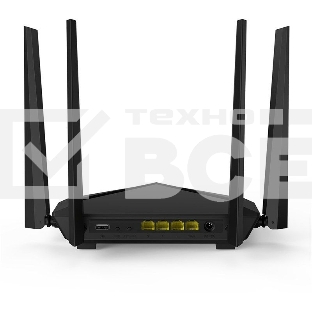 Двухдиапазонный AC1200 Гигабитный WiFi Маршрутизатор Tenda AC10U (AC 1200, LAN 3*10/100/1000, USB 2.0), 4 антенны 5dBi