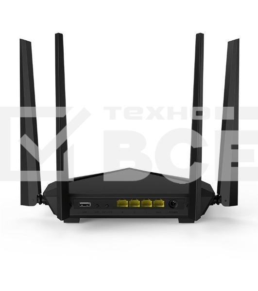 Двухдиапазонный AC1200 Гигабитный WiFi Маршрутизатор Tenda AC10U (AC 1200, LAN 3*10/100/1000, USB 2.0), 4 антенны 5dBi