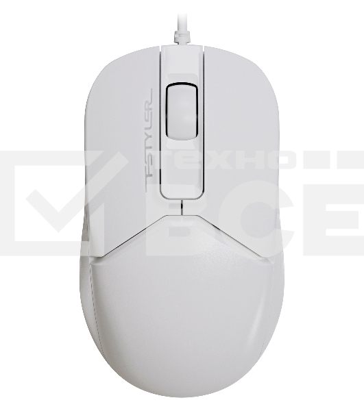 Мышь проводная A4Tech Fstyler FM12S белый, 1200 dpi, USB, кнопки - 3