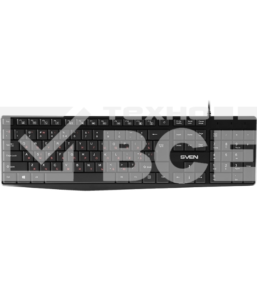 Клавиатура Sven KB-S305 чёрная USB