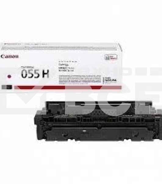 Картридж лазерный Canon 055 H M (3018C002) пурпурный (5900 стр.) для Canon i-SENSYS серий MF740, LBP660.
