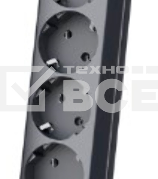 Сетевой фильтр Surge protector Pilot S Max (5 euros + 1GP), 15A/3.5kVA, automatic, 5 m, graphite