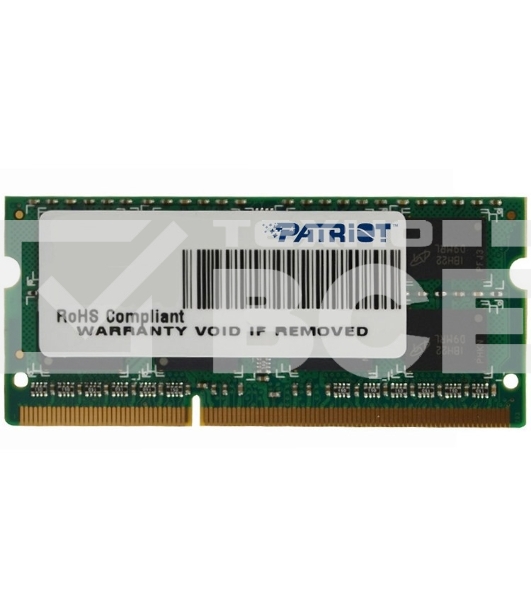 Оперативная память Patriot, DDR3, 8GB (1x8 GB), 1600 MHz, CL11, SO-DIMM