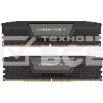 Оперативная память Corsair Vengeance, DDR5, 32GB (2x16 GB), 5200 MHz, CL40, радиатор, чёрный, фото4