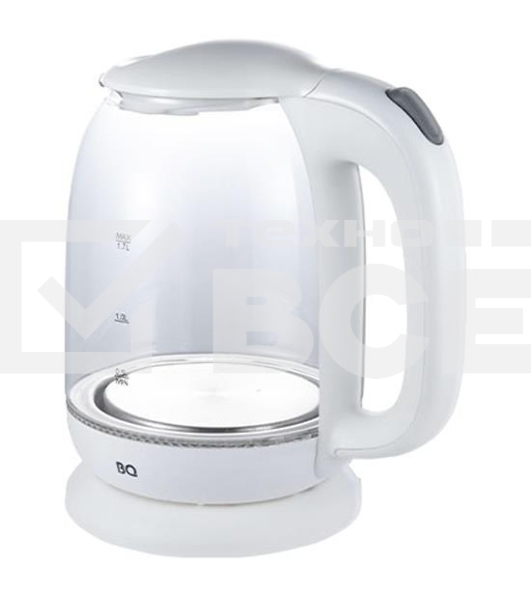 Чайник BQ KT1830G, 2200Вт, 1.7л, белый