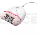 Эпилятор Philips BRE255/00 скор.:2 насад.:2 от электр.сети белый/красный, фото 1
