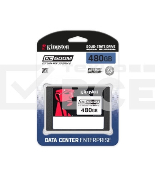 Накопитель SSD Kingston DC600M, 480GB, SATA III, 2.5