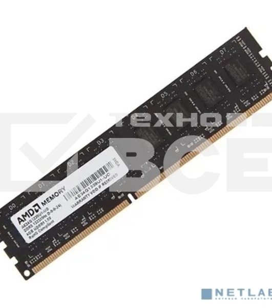Оперативная память AMD Radeon R3, DDR3, 4GB (1x4GB), 1333MHz, DIMM, CL9