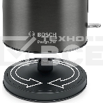 Чайник Bosch TWK5P475 Цвет: графитовый, 2400 Ватт, скрытый нагр.элемент, 1.7 л, фото7