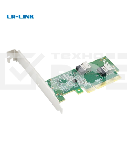 Адаптер для SSD PCIe x8 to Two SlimSAS SFF-8654 4i Adapter