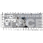 Клавиатура для ноутбука Lenovo Flex 2-14 G40-30 G40-70 черная с черной рамкой с подсветкой, фото 1