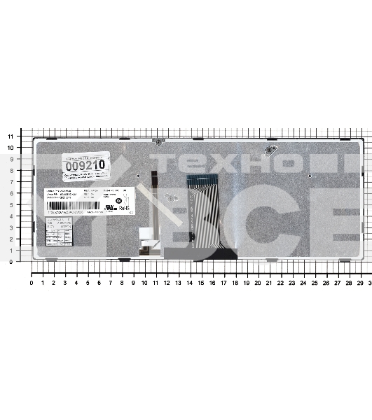 Клавиатура для ноутбука Lenovo Flex 2-14 G40-30 G40-70 черная с черной рамкой с подсветкой