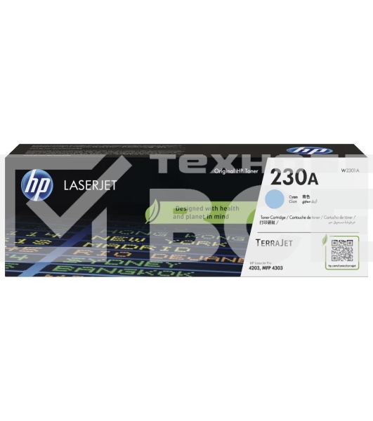 Картридж лазерный HP 230A Cyan Original LaserJet Toner Cartridge