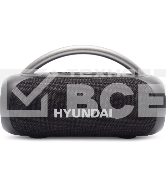 Колонка портативная Hyundai H-PS1026 черный 40W 2.0 BT 10м 1800mAh