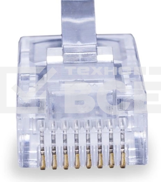 Коннектор Suprlan 10-0209, UTP кат.5E, RJ45, серый (упак.:100шт)