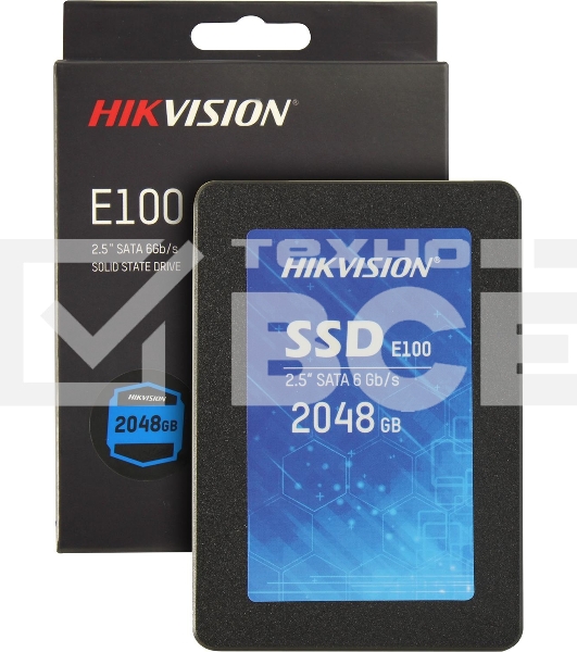 Накопитель SSD Hikvision HS-SSD-E100/2048G Hiksemi, 2Tb, 2.5