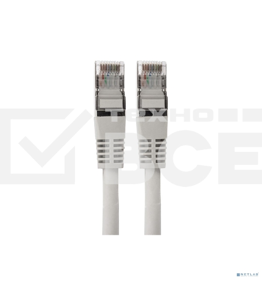 Rexant Пaтч-корд F/UTP, категория 6, RJ45-RJ45, экранированный, PVC серый, 1м