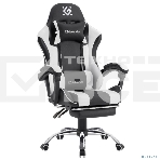 Кресло игровое Defender TIOS черный/белый, PU 64055, фото2