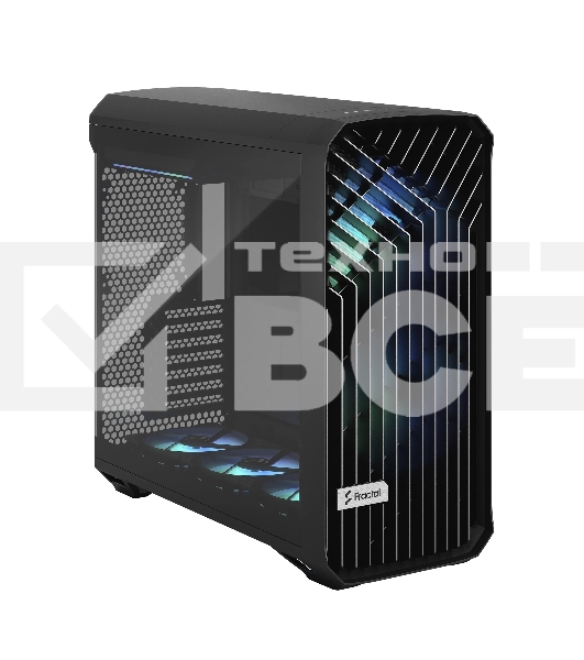 Корпус Fractal Design Torrent Black RGb TG Light Tint / E-ATX, TG, 2x3.5, 4x2.5, 7xPCI, 1xUSB-C, 2xUSB3.0 / 2x180mm, 3x140mm ARGb fans inc. / FD-C-TOR1A-04