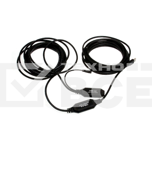Кабель-адаптер USB3.0-repeater, удлинительный активный <Am-->Af> 10м VCOM <CU827>