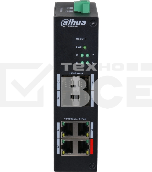 Коммутатор Dahua DH-HS4408-4ET-96 управляемый