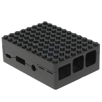 Корпус ACD RA182 black для микрокомпьютера Raspberry Pi 3 черный ABS Plastic Building Block case for Raspberry Pi 3, фото8