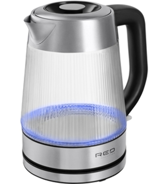 Чайник электрический Red Solution G121 1.8 л, 2200 Вт, черный/серебристый