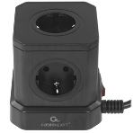Сетевой фильтр Cablexpert Tower, TWR-5-U4-B-2, 5 р, 10А, 4хUSB, 3.1А, 2 м, ур.защиты 4+, черный, коробка, фото5