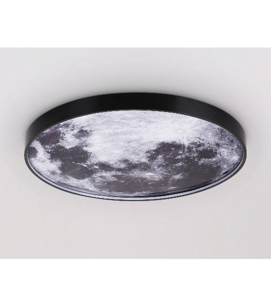Настенно-потолочный светодиодный светильник Ambrella light FW11113 BK черный 31W LED 3000-6400K D500*38