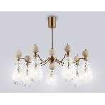 Люстра Ambrella light LH53287/7 BS/CL латунь/прозрачный E14*7 max 40W D815*900, фото7