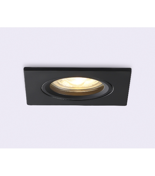 Светильник встраиваемый Ambrella light TN102456 BK черный GU5.3 85*85*28