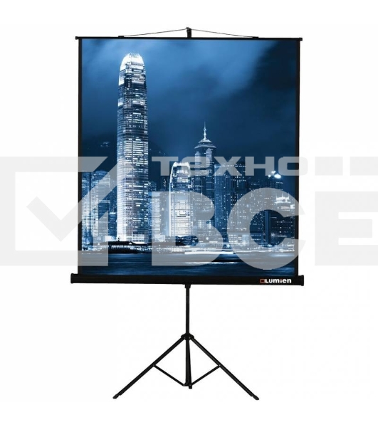 Экран на треноге Lumien 213x213см Master View LMV-100104 1:1 напольный рулонный