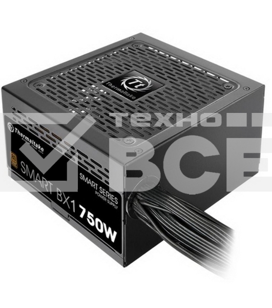 Блок питания Thermaltake Smart BX1 RTL (PS-SPD-0750NNSABE-1), 750Вт, 80 PLUS Bronze, 120мм, черный