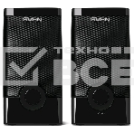 Колонки Sven 318 черный {USB-порт ПК, ноутбука или адаптер 5V DC}, фото3