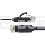 Патч-корд Greenconnect Патч-корд плоский прямой PROF 1.0m UTP медь, кат.6, черный, позолоченные контакты, 30 AWG, Premium ethernet high speed 10 Гбит/с, RJ45, T568B (GCR-LNC616-1.0m), фото11